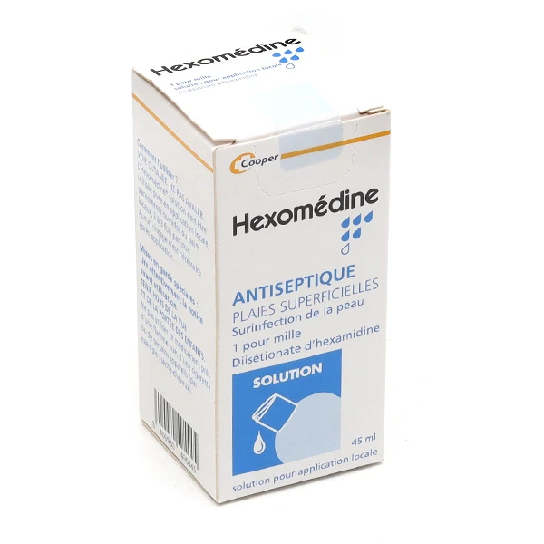 Hexomedine 1 pour mille solution