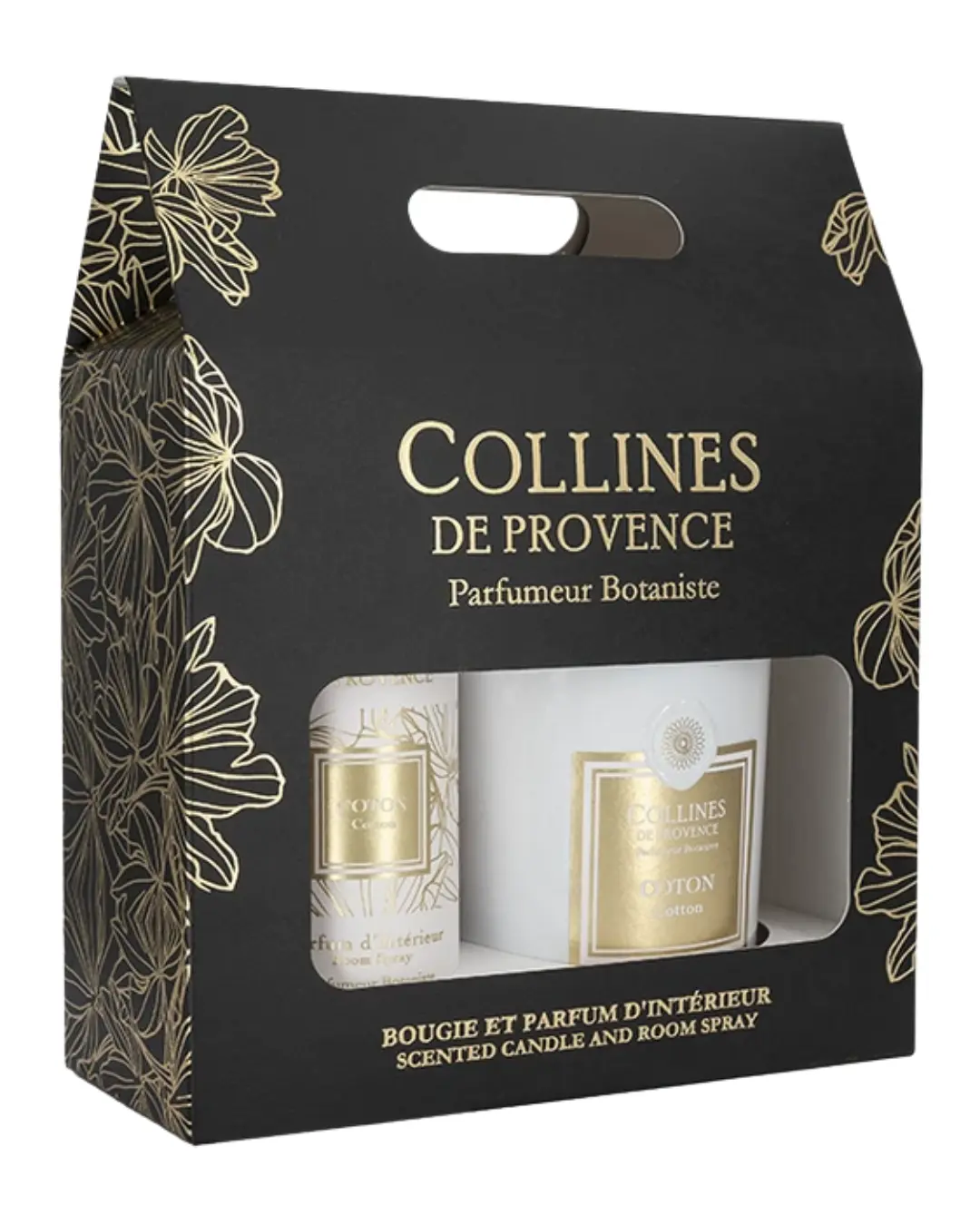 Coffret Bougie et Parfum d'Intérieur Coton Collines de Provence