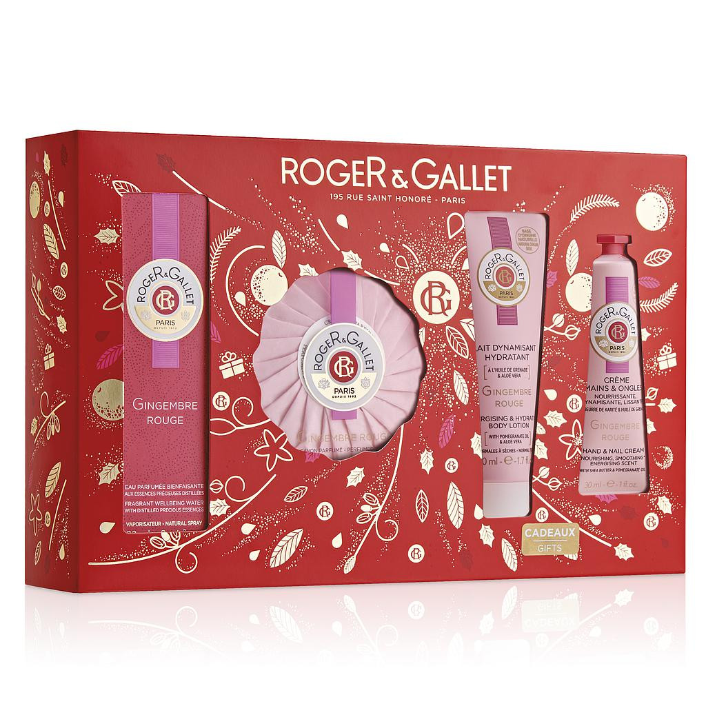 Coffret Noël Collection Parfumée Gingembre Rouge Roger & Gallet