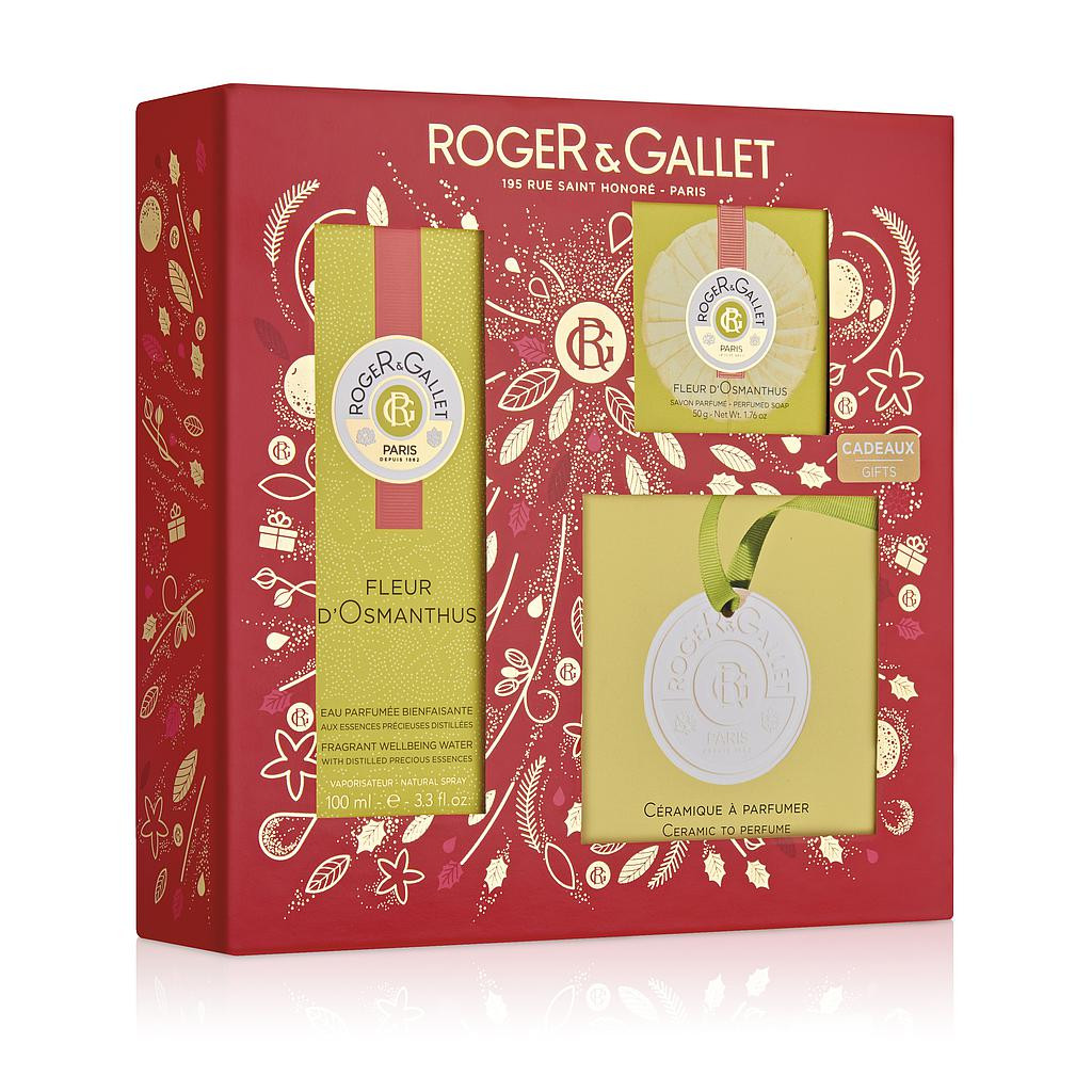 Coffret Noël Rituel Parfumé Fleur d'Osmanthus Roger & Gallet