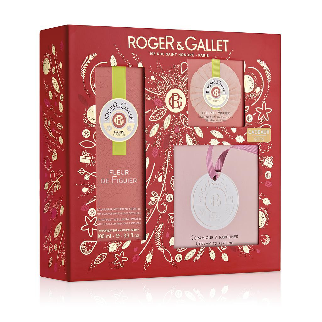 Coffret Noël Rituel Parfumé Fleur de Figuier Roger & Gallet
