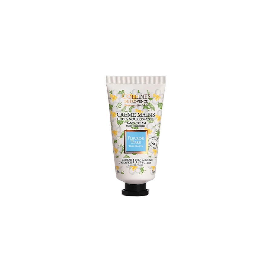 [NgRT011uyRT0006751] Collines de Provence Crème Mains Fleur de Tiaré 30ml