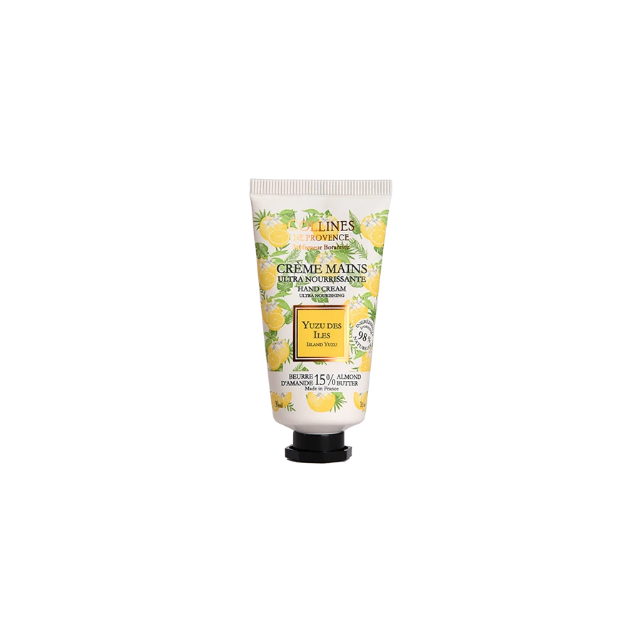 Collines de Provence Crème Mains Yuzu des Îles 30ml