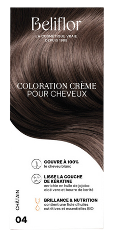 Coloration Crème 04 Châtain Beliflor