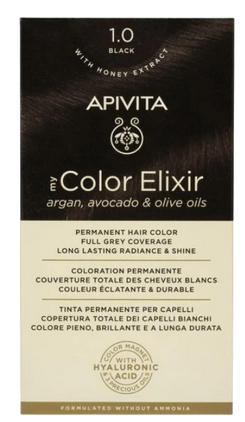 [NgRT011uyRT0006795] Coloration Permanente 1.0 Noir My Color Elixir Apivita
