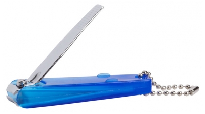 Coupe-Ongles de Poche bleu avec Chaînette Vitry