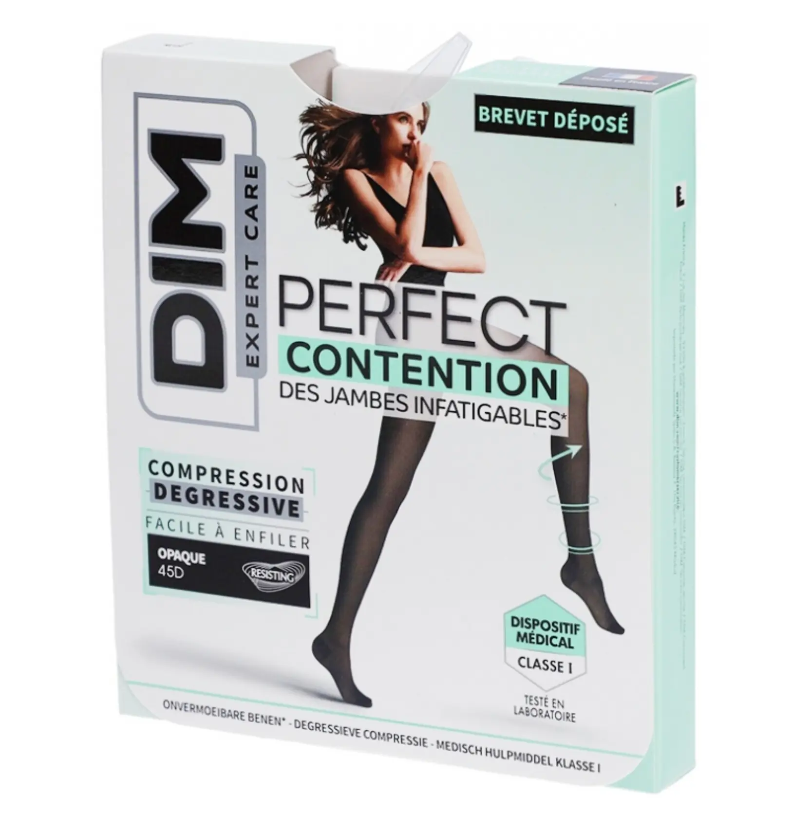 [844FgT00004vrri] DIM Expert Care Perfect Collant de Contention Noir Opaque 1 Paire