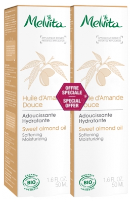 Duo Huile d'Amande Douce Bio Melvita