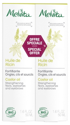 Duo Huile de Ricin Bio Melvita