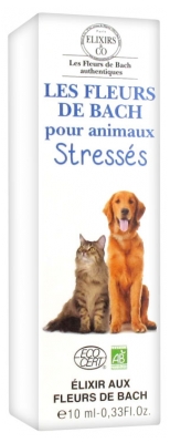 Elixirs & Co Les Fleurs de Bach pour Animaux Stressés 10 ml