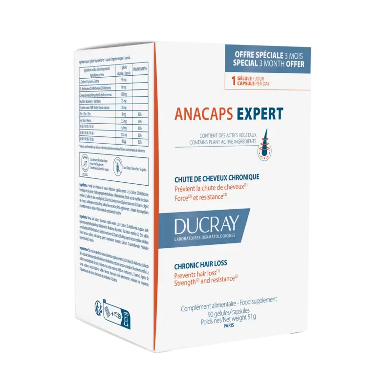 [844FgT00004wab9] Anacaps Expert 90 Gélules Ducray