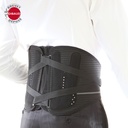 Lombogib Evolution Ceinture de Soutien Lombaire Noir Taille 2 hauteur 26cm Gibaud