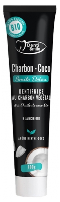 [844FgT8396361] Denti Smile Detox Charbon Coco Dentifrice Arôme Menthe 160 ml