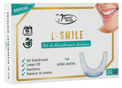 [844FgT8396368] Denti Smile L-Smile Kit de Blanchiment Dentaire Arôme Menthe