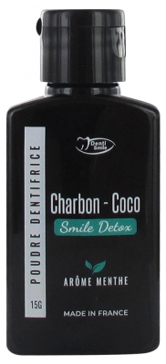 [844FgT8396378] Denti Smile Charbon Coco Poudre Dentifrice 15 g