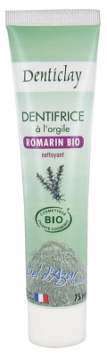 [844FgT8396382] Denticlay Dentifrice à l'Argile Romarin Bio 75 ml