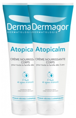 [844FgT8396385] Dermagor Atopicalm Crème Nourrissante Corps Lot de 2 x 250 ml
