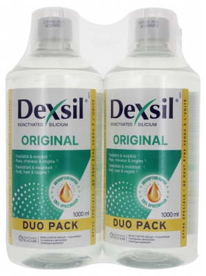 [844FgT8396434] Dexsil Original Silicium Organique Solution Buvable Lot de 2 x 1 L