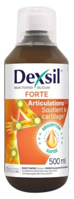 [844FgT8396446] Dexsil Forte Articulations + MSM Glucosamine Chondroïtine Solution Buvable 500 ml