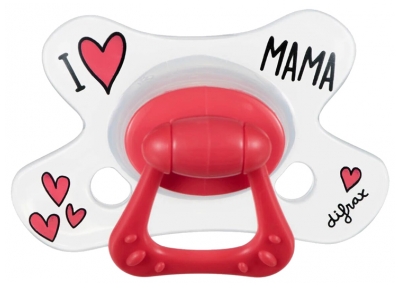 [844FgT8396466] Difrax Sucette Natural I Love 6 Mois +