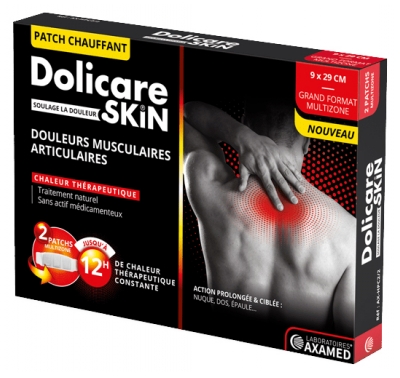 [844FgT8396690] Dolicare Skin Patch Chauffant Grand Format Multizone 2 Patchs