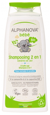 [844FgT8398505] Alphanova Bébé Shampoing 2en1 Bio 200 ml