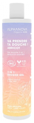 [844FgT8398522] Alphanova Kids Va Prendre Ta Douche ! Gel Lavant 3en1 Abricot Bio 250 ml