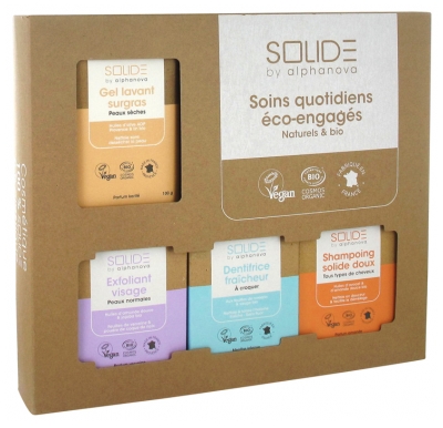 [844FgT8398575] Alphanova Solide Coffret Découverte Solide Peaux Sèches Bio