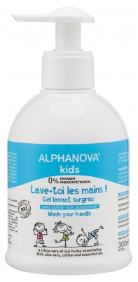 [844FgT8398583] Alphanova Kids Lave-Toi les Mains Gel Lavant Surgras 300 ml