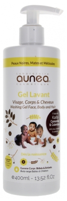 [844FgT8399132] Aunéa Gel Lavant Visage, Corps et Cheveux 400 ml