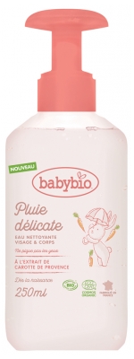 [844FgT8399289] Babybio Pluie Délicate Eau Nettoyante Visage & Corps Bio 250 ml