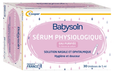 [844FgT8399308] Babysoin Sérum Physiologique 30 Unidoses