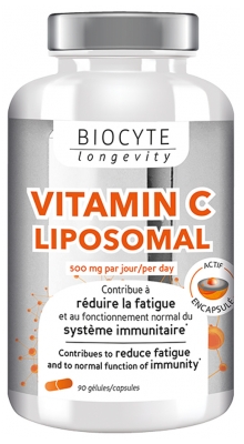 [844FgT8401590] Biocyte Longevity Vitamin C Liposomal 90 Gélules