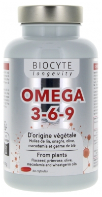 [844FgT8401595] Biocyte Longevity Omega 3-6-9 60 Capsules