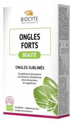 [844FgT8401599] Biocyte Ongles Forts 40 Gélules