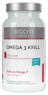 [844FgT8401603] Biocyte Longevity Omega 3 Krill 90 Capsules