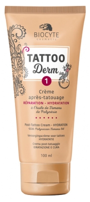 [844FgT8401621] Biocyte Tattoo Derm 1 Crème Après-Tatouage 100 ml