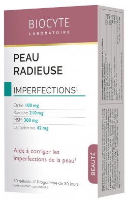 [844FgT8401658] Biocyte Peau Radieuse 60 Gélules