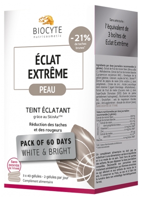 [844FgT8401664] Biocyte Éclat Extrême 3 x 40 Gélules