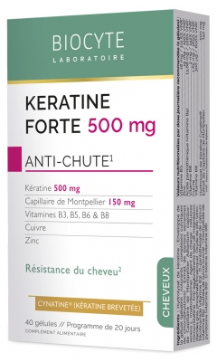 [844FgT8401669] Biocyte Keratine Forte Anti-Chute 40 Gélules