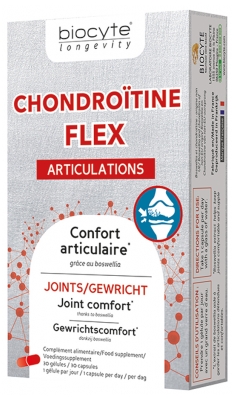 [844FgT8401680] Biocyte Longevity Chondroïtine Flex Articulations 30 Gélules