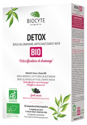 [844FgT8401682] Biocyte Detox Bio 20 Ampoules