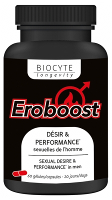 [844FgT8401683] Biocyte Eroboost 60 Gélules