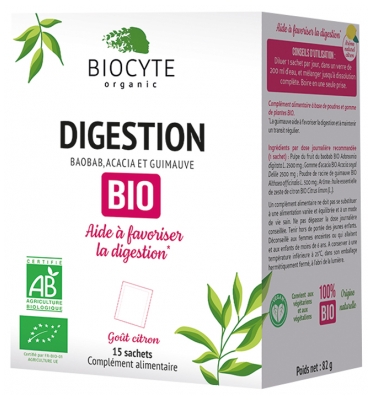[844FgT8401687] Biocyte Digestion Bio 15 Sachets