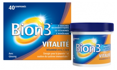 [844FgT8402038] Bion 3 Vitalité 40 Comprimés