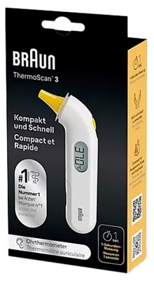 [844FgT8402523] Braun Thermoscan 3 IRT 3030