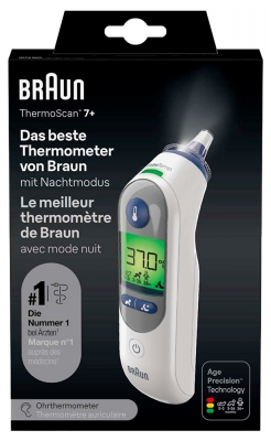 [844FgT8402525] Braun Thermoscan 7+ IRT 6525