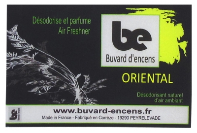 [844FgT8402569] Buvard d'encens Carnet d'Encens Oriental 36 Feuillets