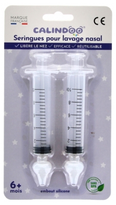 [844FgT8402582] Calindoo Seringues pour Lavage Nasal 2 Seringues