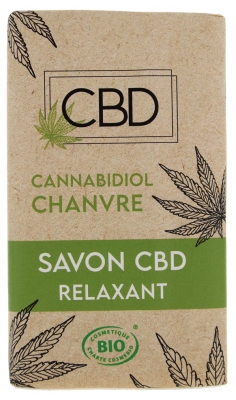 [844FgT8402969] CBD Cannabidiol Savon CBD Relaxant Bio 100 g